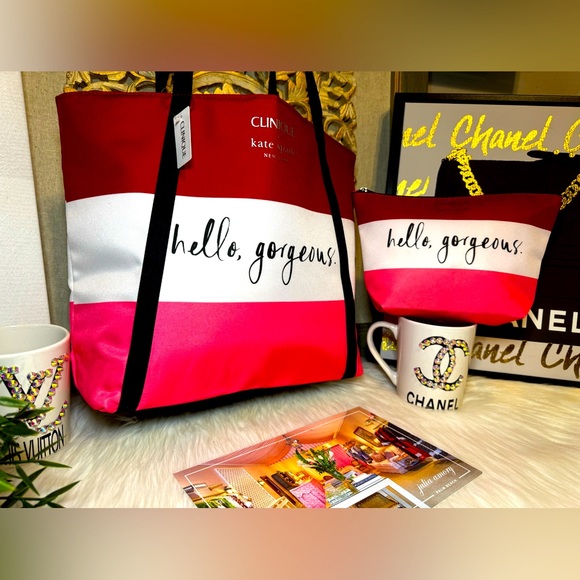 kate spade Handbags - Kate Spade Hello Gorgeous Collab 😍 NWT 2 piece Set